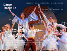 Tablet Screenshot of dancetracksllc.com